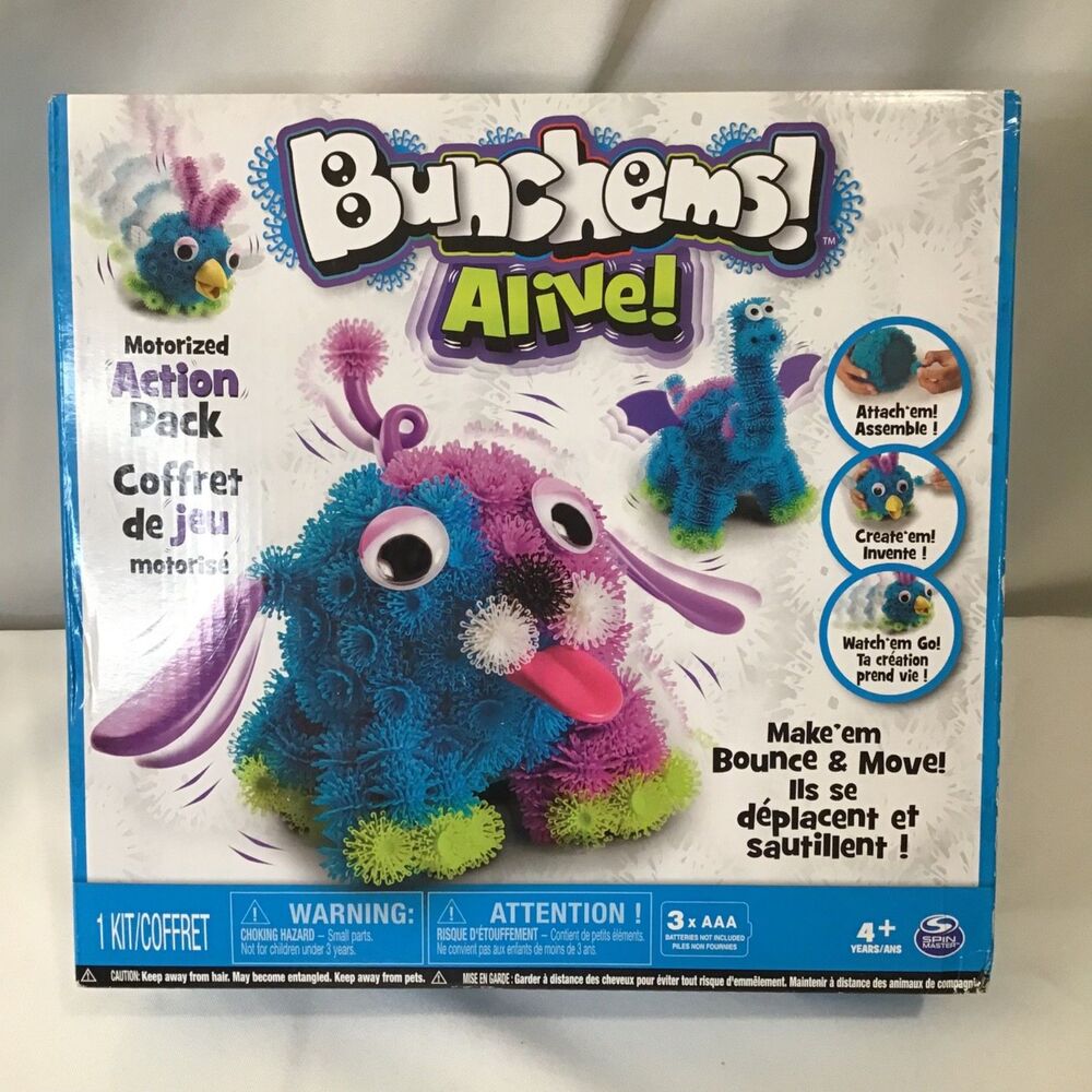 Bunchems Alive! Creatures Animals Motorized Action Pack Set by Spin Master